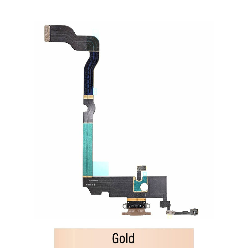 Red Charging Port for iPhone XS Max-Gold Red Charging Port for iPhone XS Max-Gold